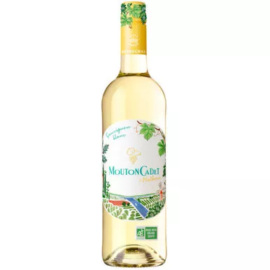 12 Bottle Case Mouton Cadet Sauvignon Blanc x Nathan Bordeaux 2023 Rated 90WE w/ Shipping Included