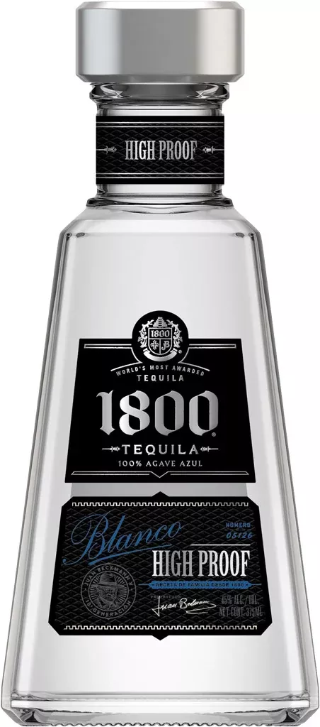1800 Silver 90 High Proof Tequila 375ml