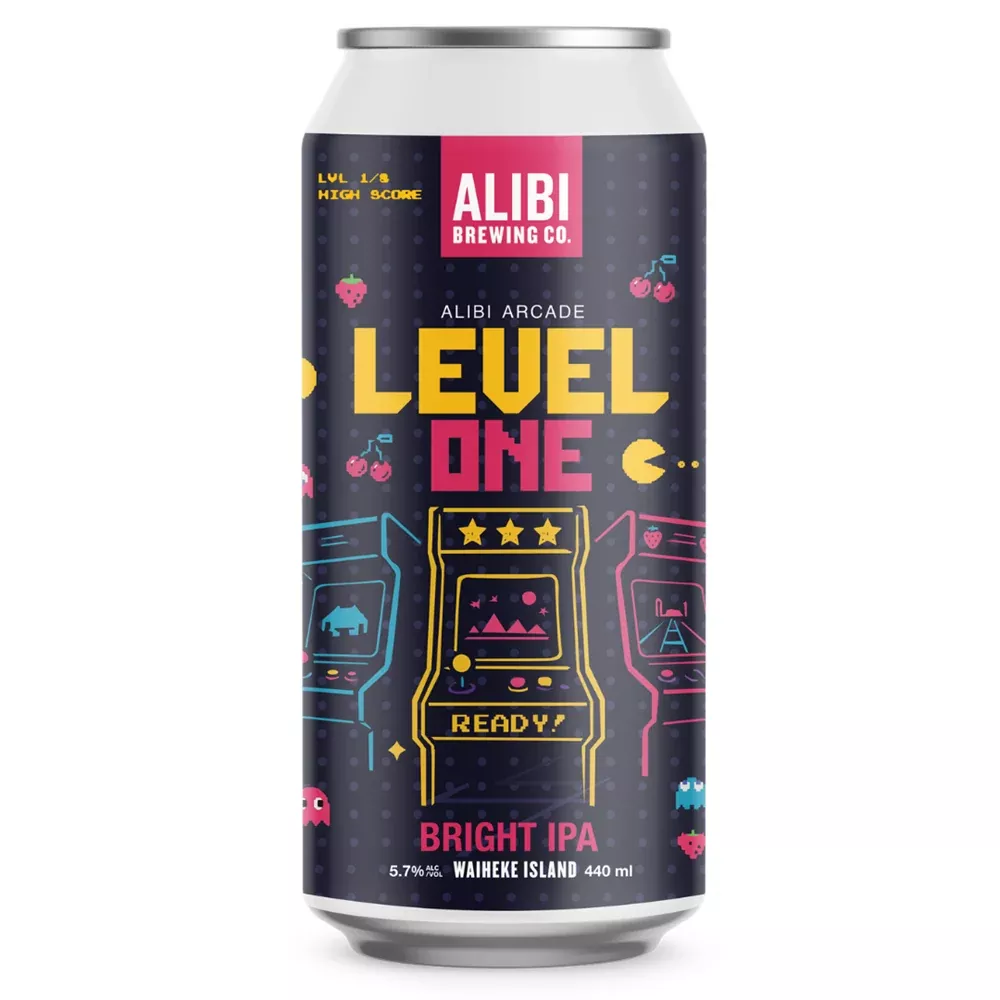 Alibi Brewing Level One Bright IPA 440mL