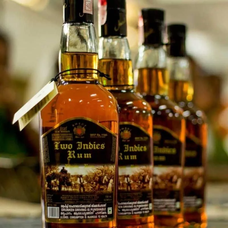 AMRUT TWO INDIES RUM 750ML