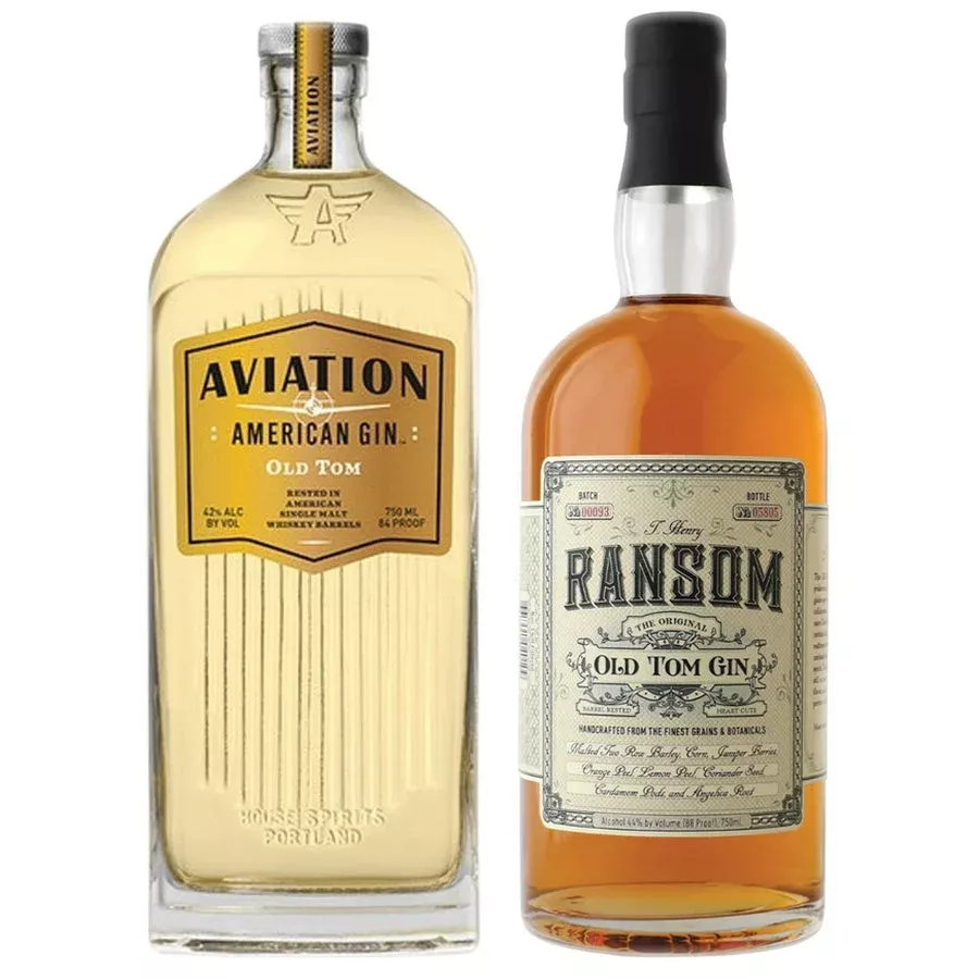 Aviation Old Tom Gin Batch Distilled & Ransom Old Tom Gin Bundle