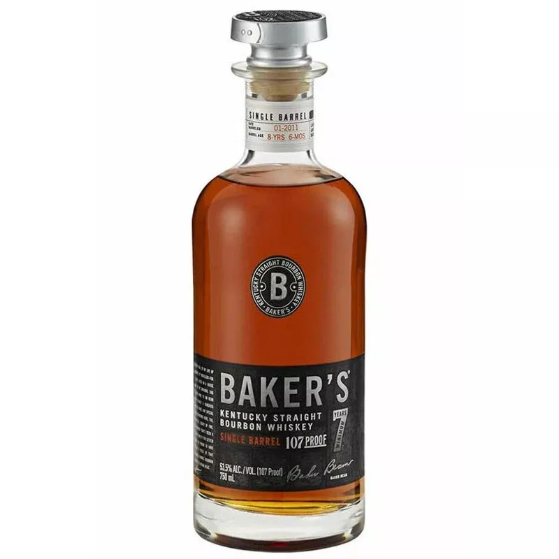 Bakers 7yo Single Barrel 107 Proof Whisky 750mL