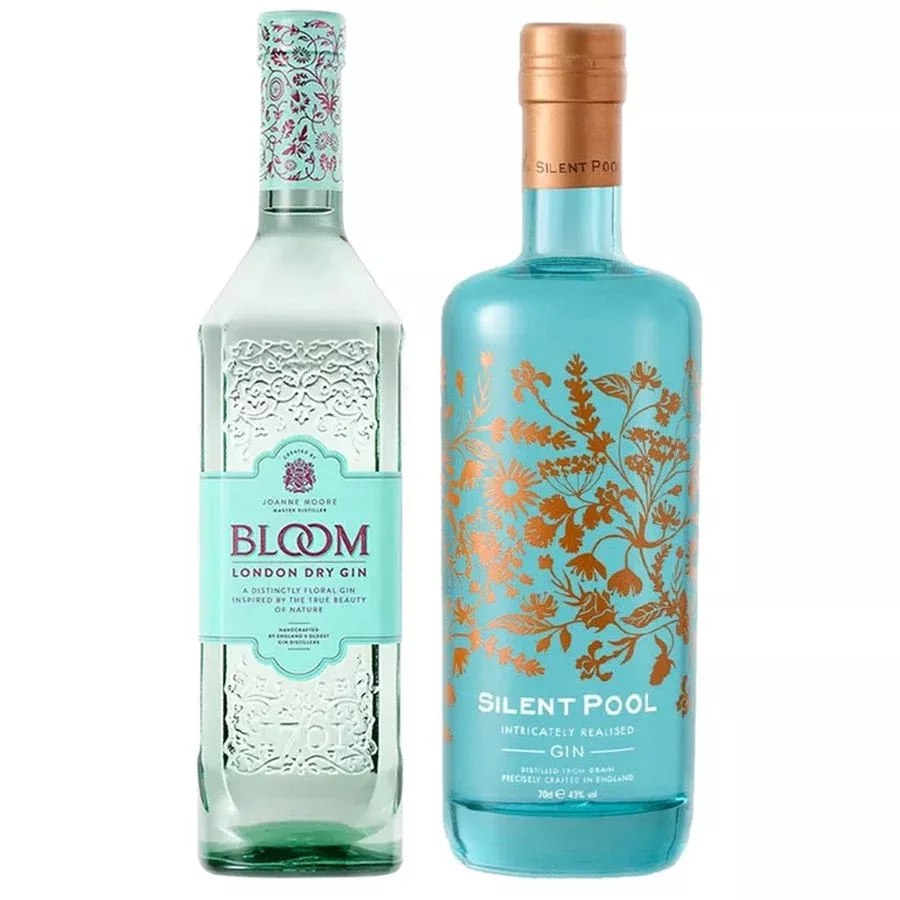 Bloom Gin London Dry & Silent Pool Gin Bundle