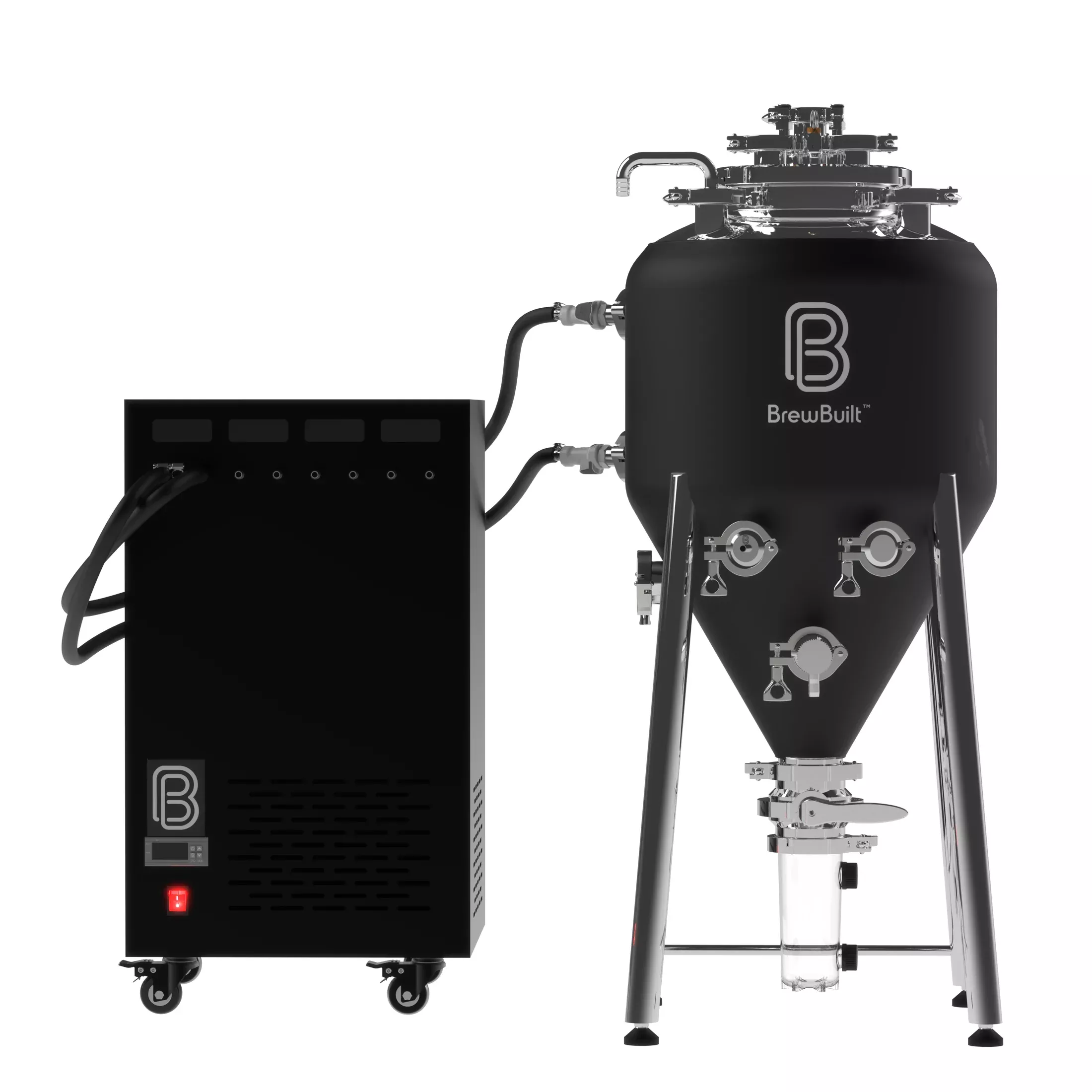 BrewBuilt X3 Jacketed Uni Conical Fermenter | Premium Chilling Package | IceMaster Max 4