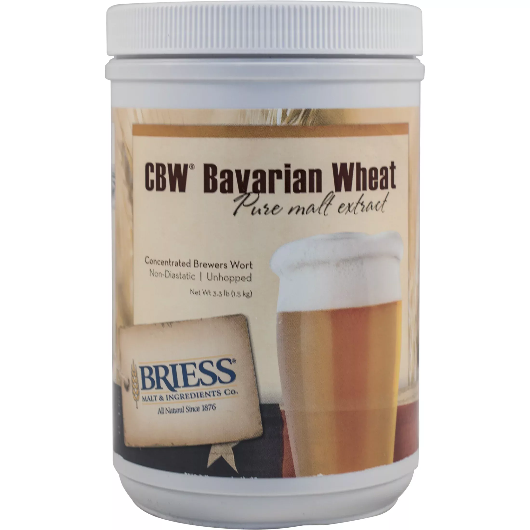 Briess CBW Bavarian Wheat | Concentrated Brewers Wort | Liquid Malt Extract | LME | 3 SRM