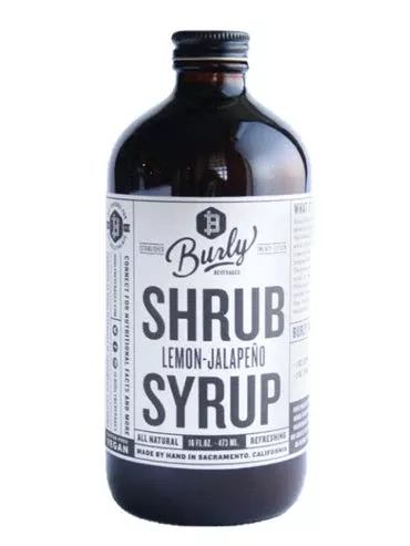 Burly Lemon Jalapeno Shrub Syrup
