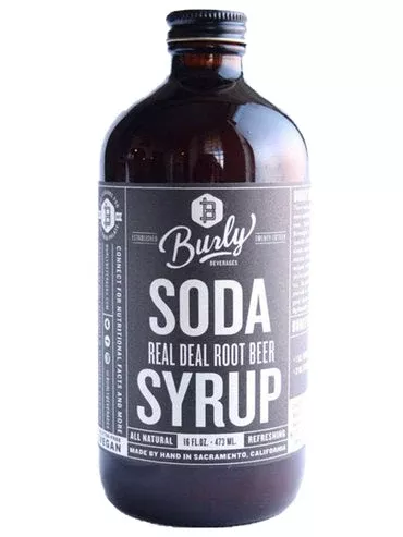 Burly Real Deal Root Beer Soda Syrup