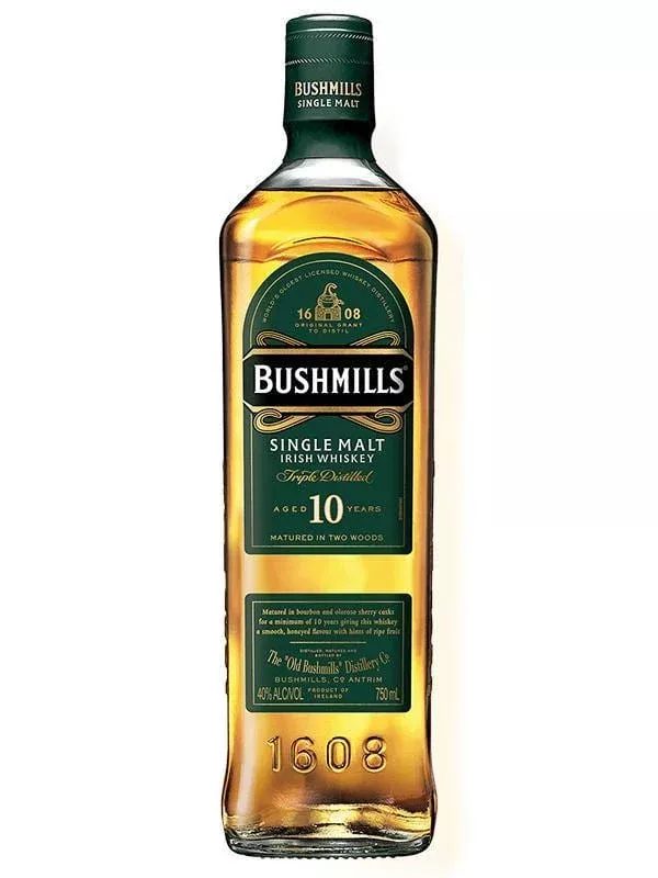 Bushmills 10 Year Old Irish Whiskey