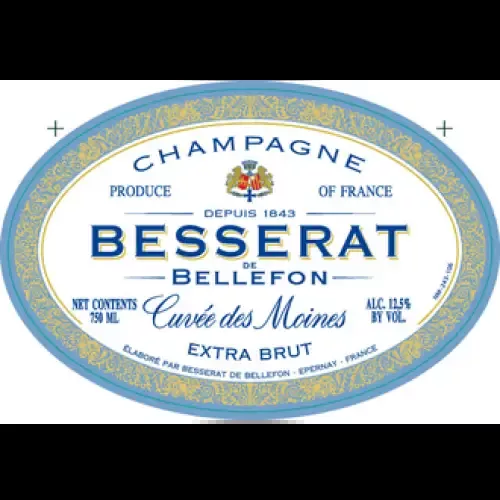 Champagne Besserat de Bellefon Extra Brut Cuvée des Moines