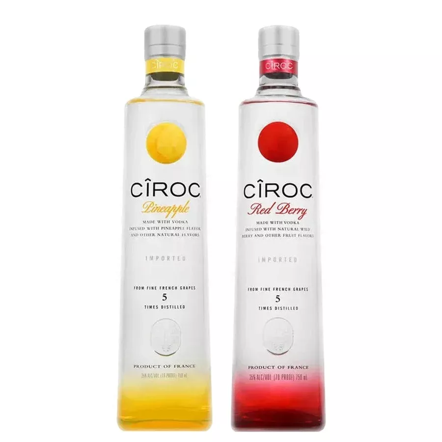 Ciroc Pineapple Vodka & Ciroc Red Berry Vodka Bundle