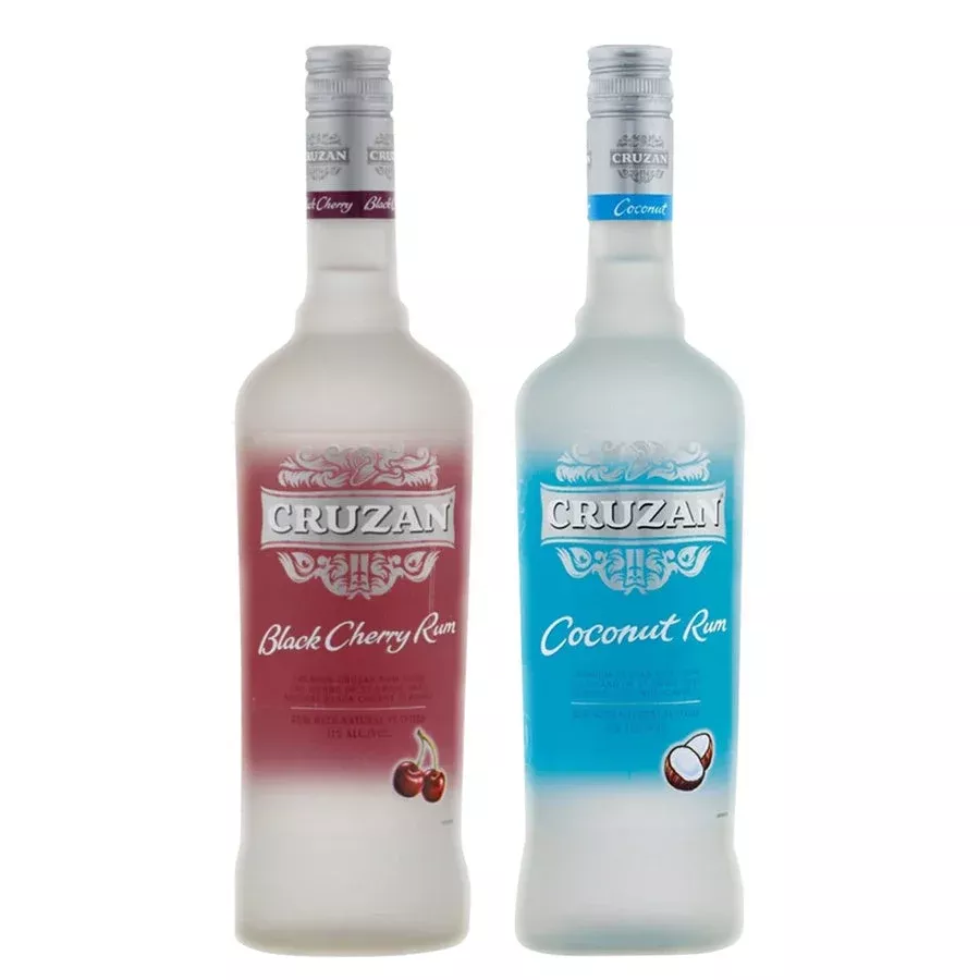 Cruzan Black Cherry Flavored Rum & Cruzan Coconut Flavored Rum Bundle