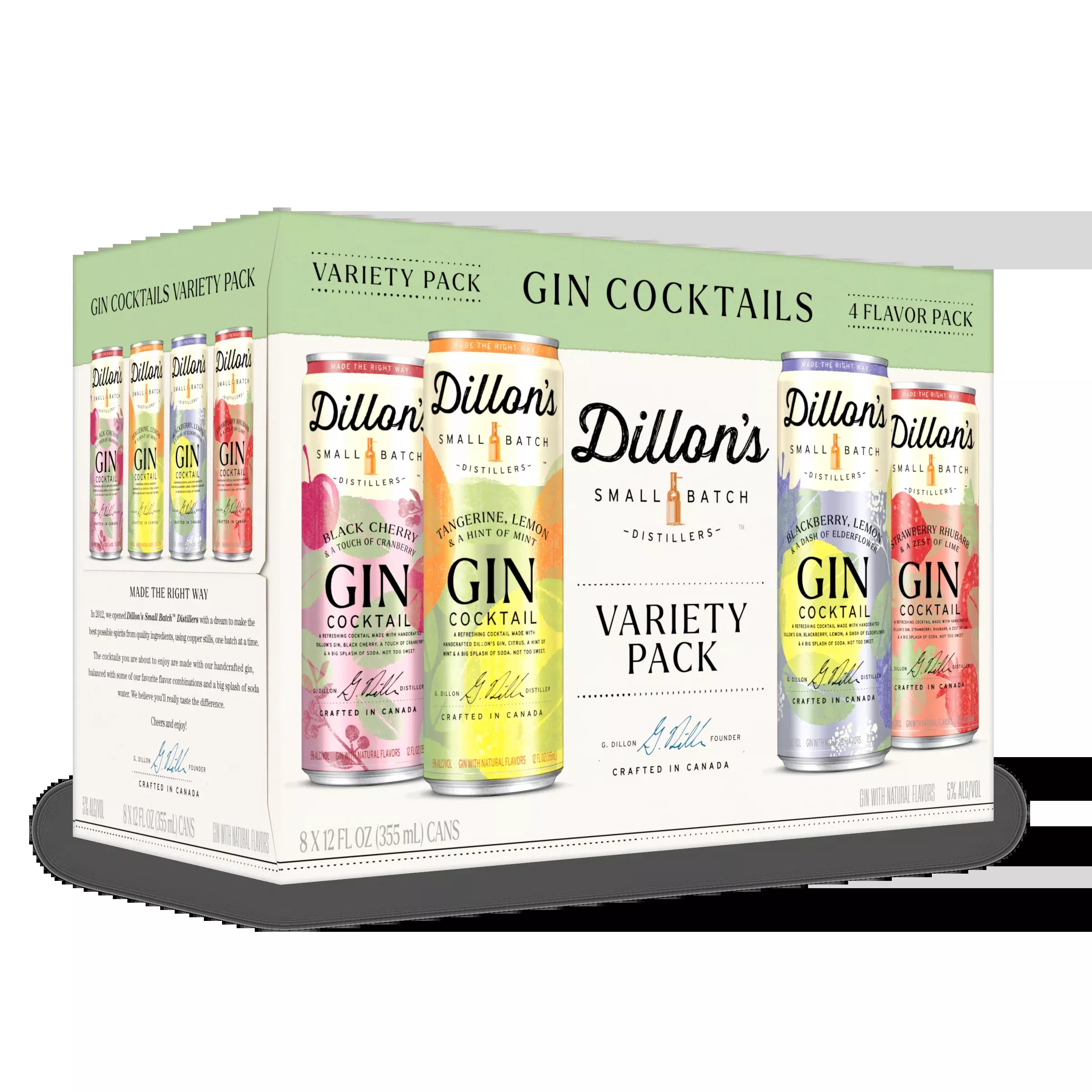 Dillon's Gin Cocktail Variety 8-Pack