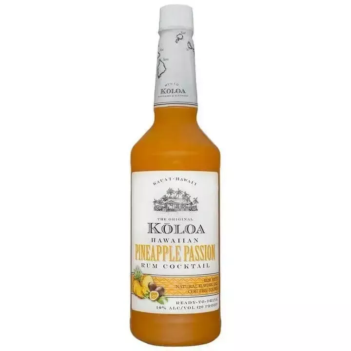 Kōloa Hawaiian Pineapple Passion Rum Cocktail 1 Liter
