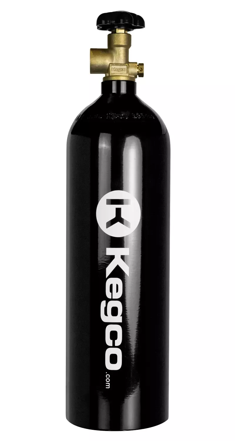 Kegco 22 Cu. Ft. Nitrogen Air Tank - High Pressure Aluminum Gas Cylinder