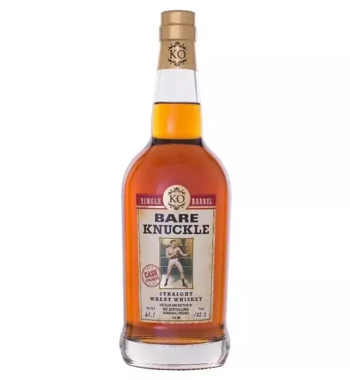 KO Distilling Bare Knuckle Cask Strength Straight Wheat Whiskey