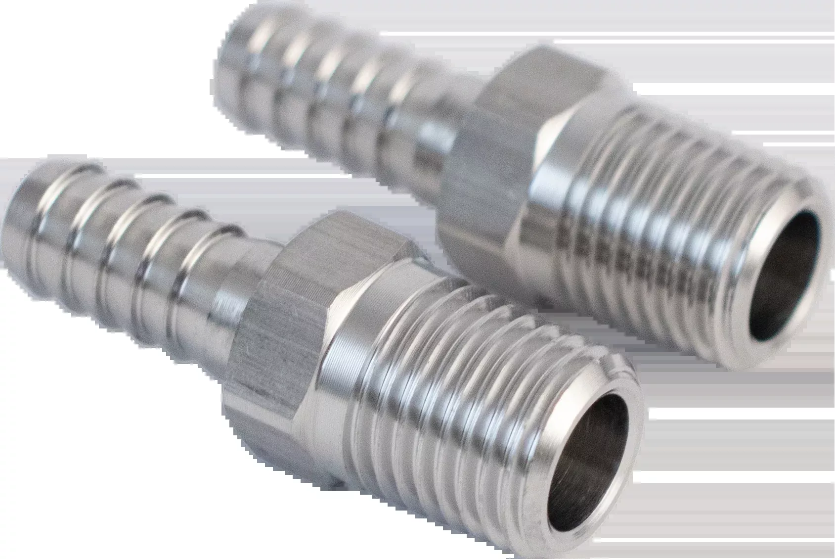KOMOS | Stainless Barb | 1 /4 in. MPT x 5 /16 in. Barb | 2-Pack