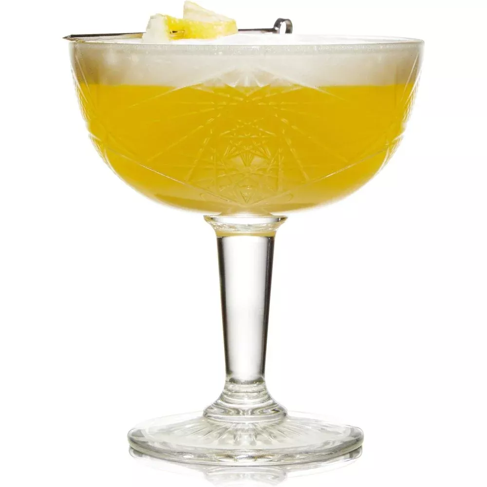 Libbey Hobstar Coupe Cocktail Glasses, 8.5-ounce, Set of 4