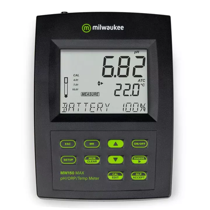 Milwaukee MW150 MAX pH /ORP /Temp Bench Meter
