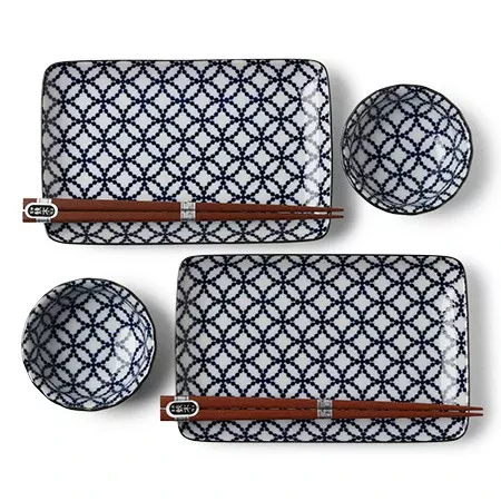 Miya Shippou Sushi Set for 2