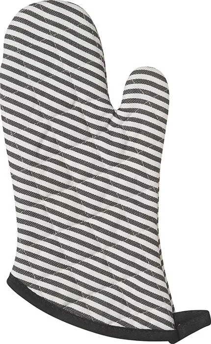Now Designs Black Stripe Superior Oven Mitt