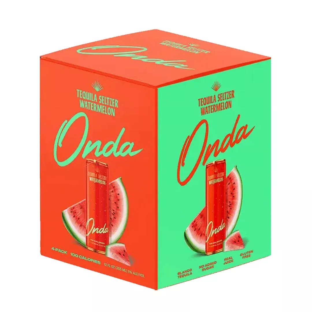 Onda Watermelon Tequila Seltzer 4PK