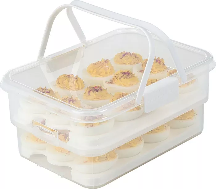 Progressive Snaplock Collapsible Deviled Egg Carrier