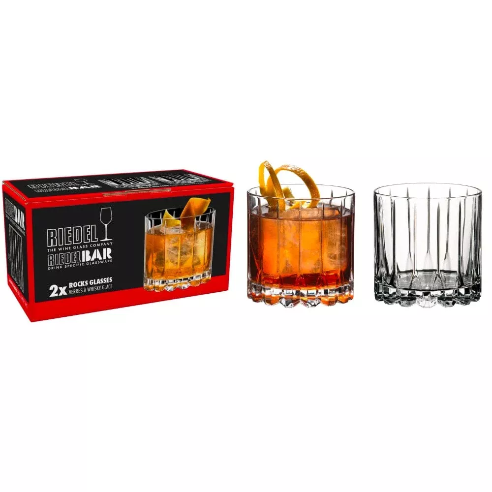 RIEDEL Rocks Glass Barware Drink Specific Glassware Set of 2