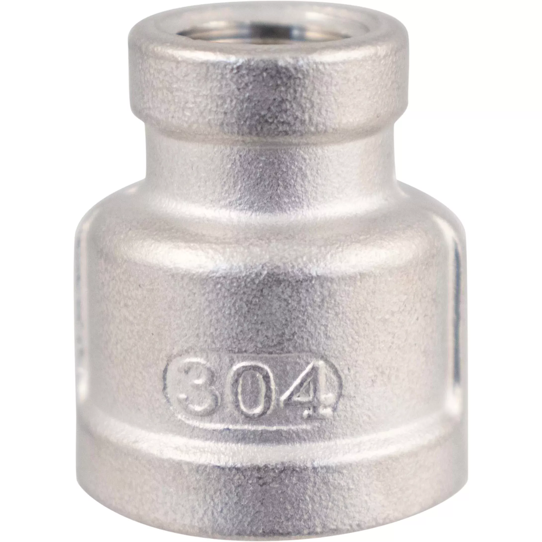 Stainless Coupler - 1 /2 in. BSPP x 1 /4 in. BSPP