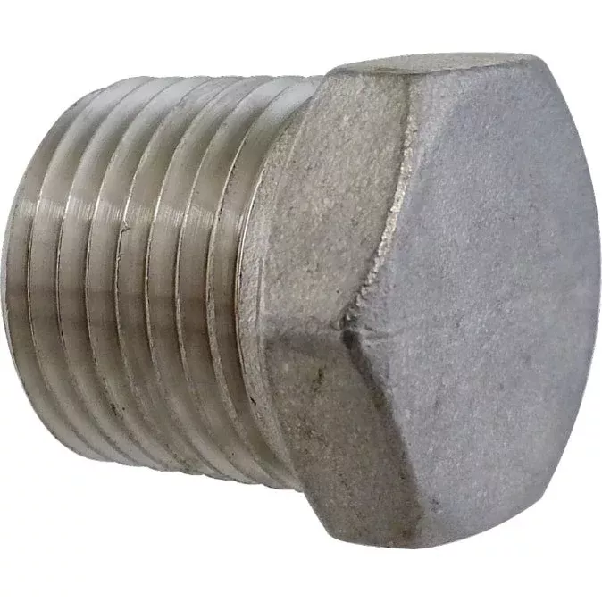 Stainless Hollow Plug - 1 /2 in. MPT