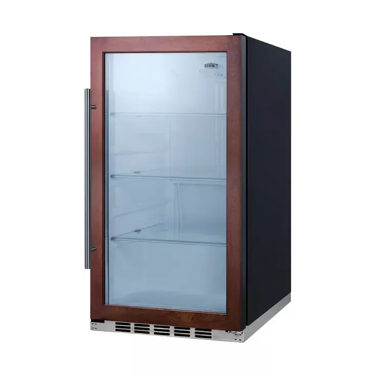 Summit 19" Wide Outdoor Shallow Panel-Ready Beverage Center