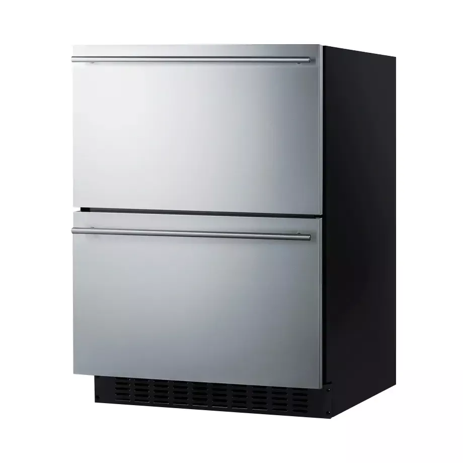 Summit 24" Wide 2-Drawer Shallow ADA Compliant Refrigerator