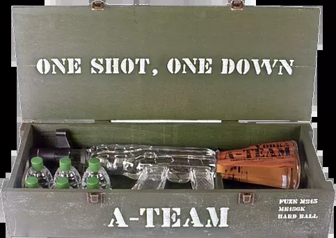 A-Team AK47 with Grenades Decanter Vodka 750ml