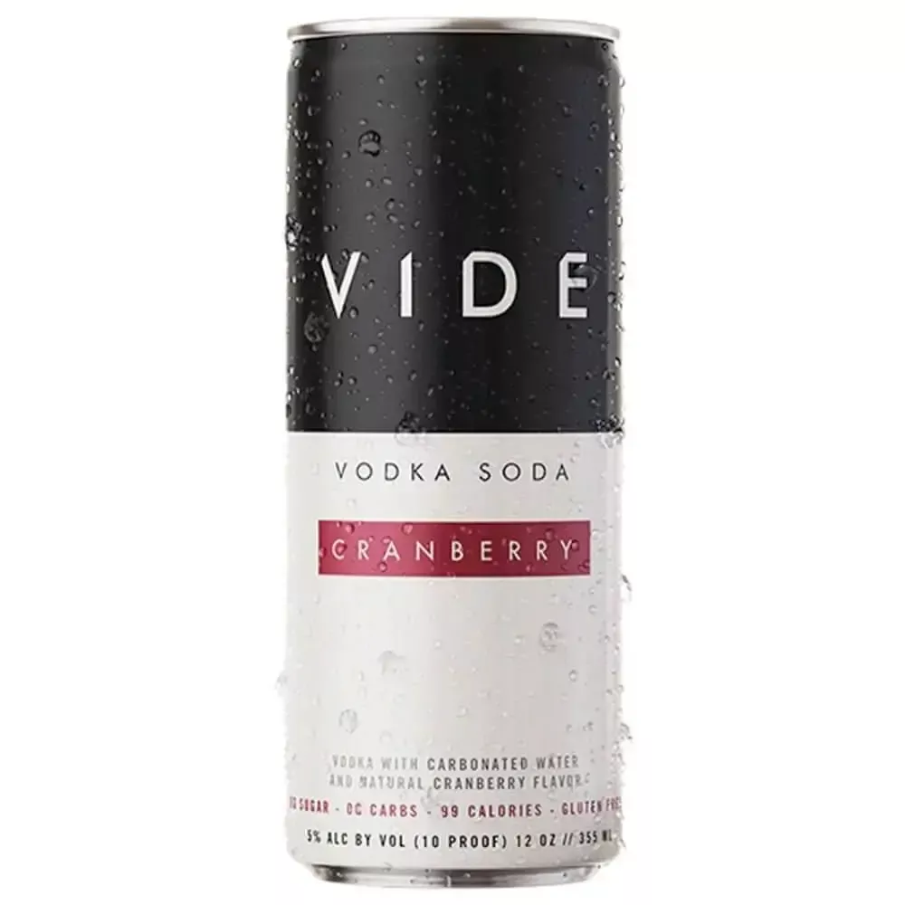 VIDE Cranberry Vodka Soda 4PK